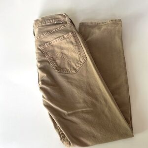 MOTHER Ankle & Cropped Jeans in Tan